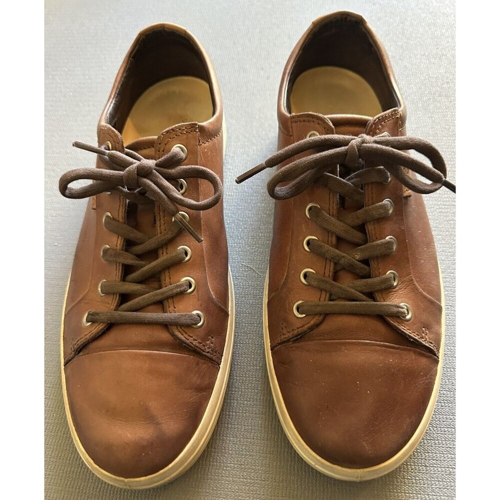ECCO Soft 7 Sneaker Lace Brown Cognac 43000402195 Mens Size 10 (US) / 44 (EU)